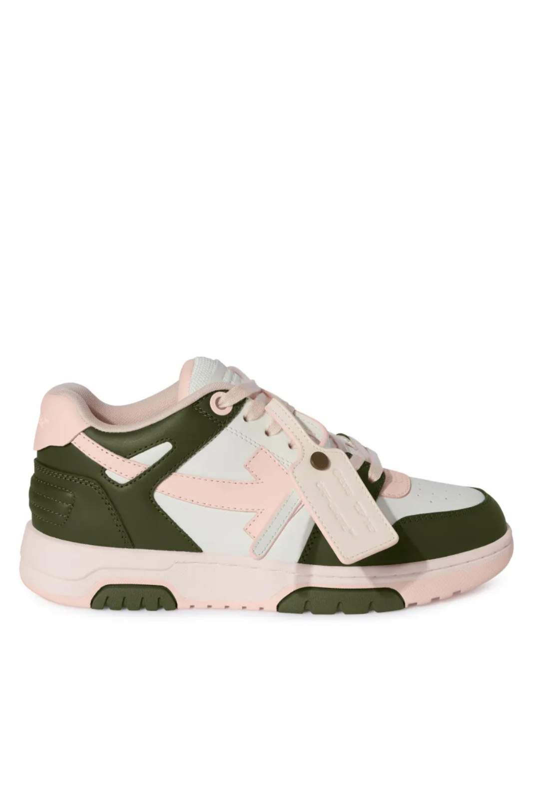 Off-White Out Of Office sneakers White Pink Khaki