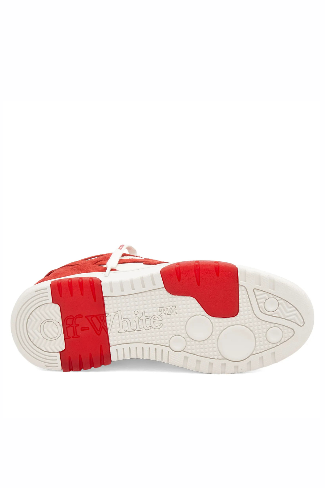 Off-White Out Of Office Suede Sneaker – White Red