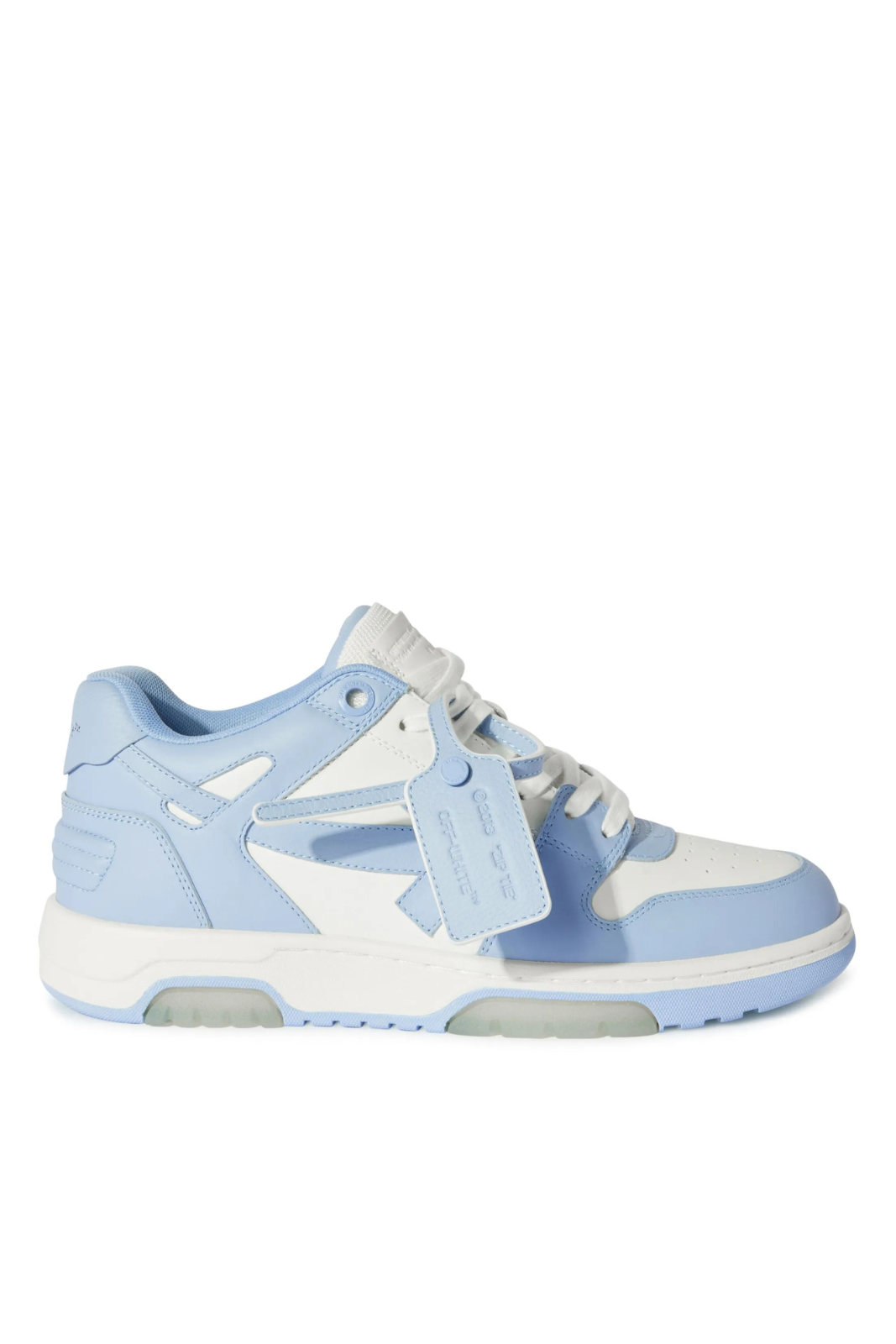 Off-White Out-Off-Office leather sneakers White Litght Blue