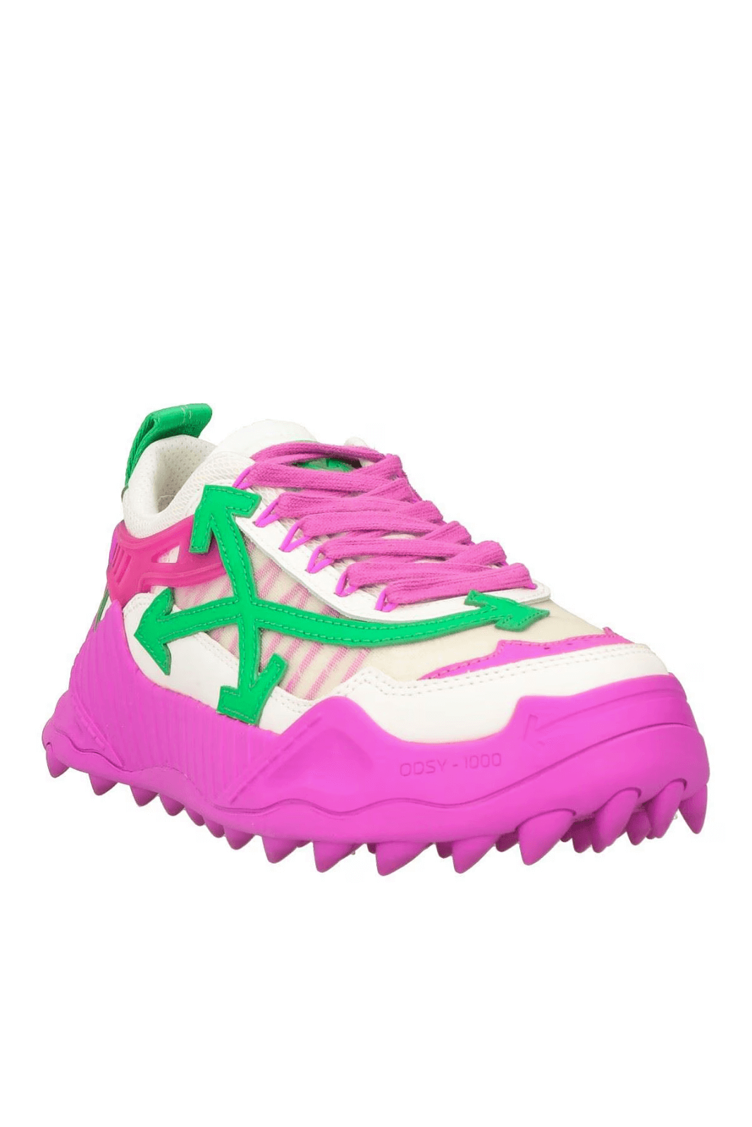 Off-White Odsy-1000 Green Fuchsia Woman Sneakers unisex