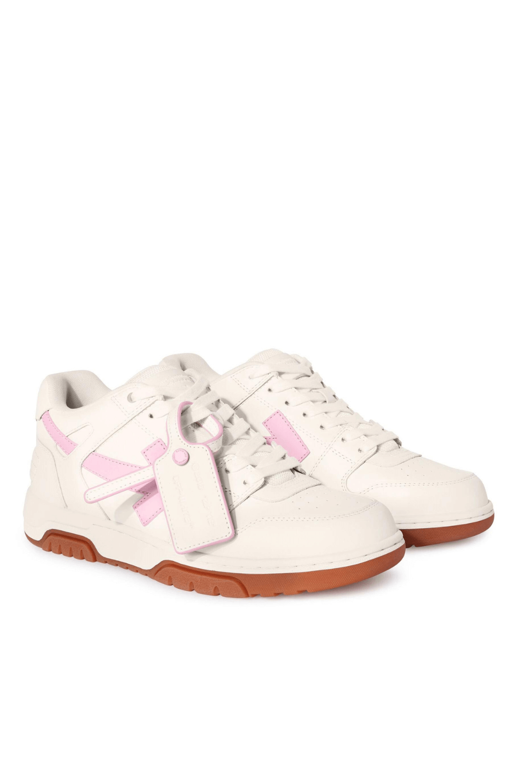 Off-White Two-tone leather Out Of Office sneakers White Rose