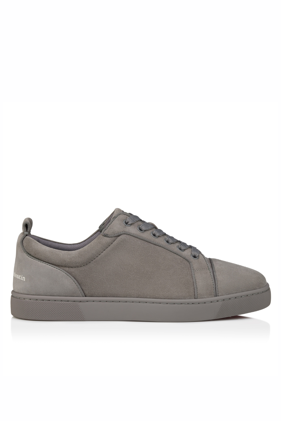 Christian Louboutin Louis Jr Canopy Sneakers Veau velours leather Phantom Grey