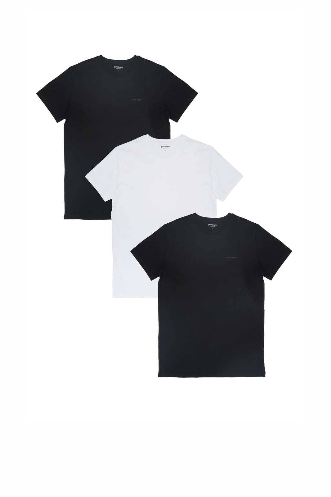Palm Angels  Underwear 3 pack T-Shirts 2 black + 1 White