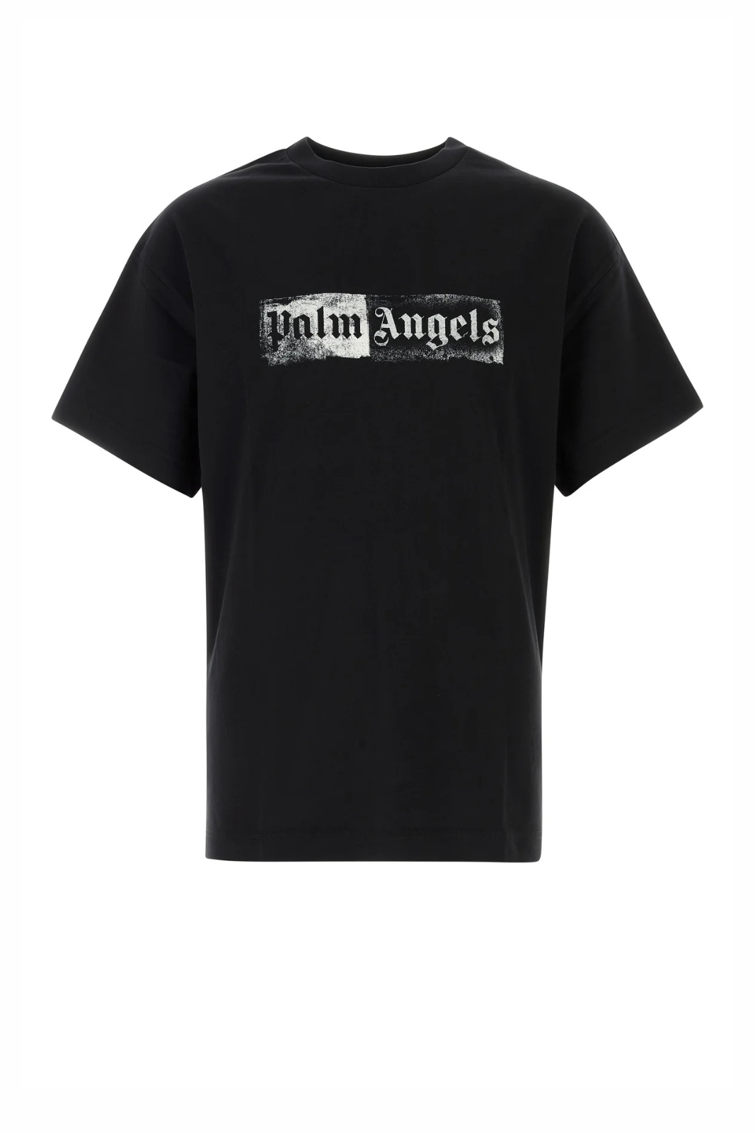 Moncler Stamp Logo Regular Tee Black cotton t-shirt