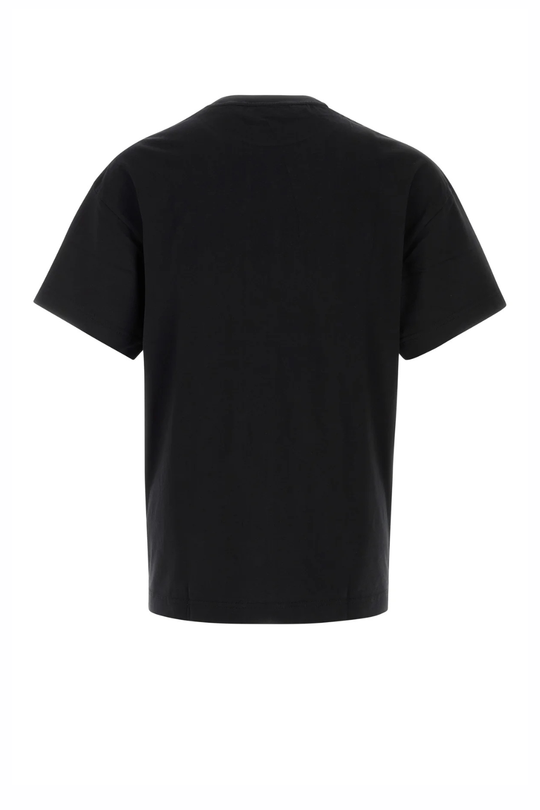 Moncler Stamp Logo Regular Tee Black cotton t-shirt