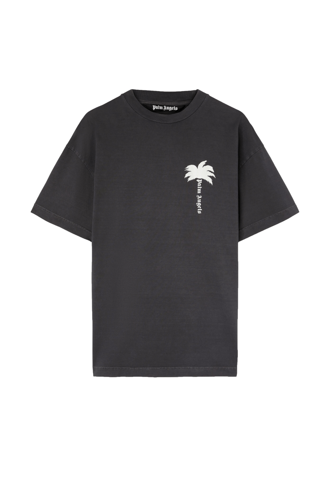 Palm Angels  Logo T-shirt in Grey