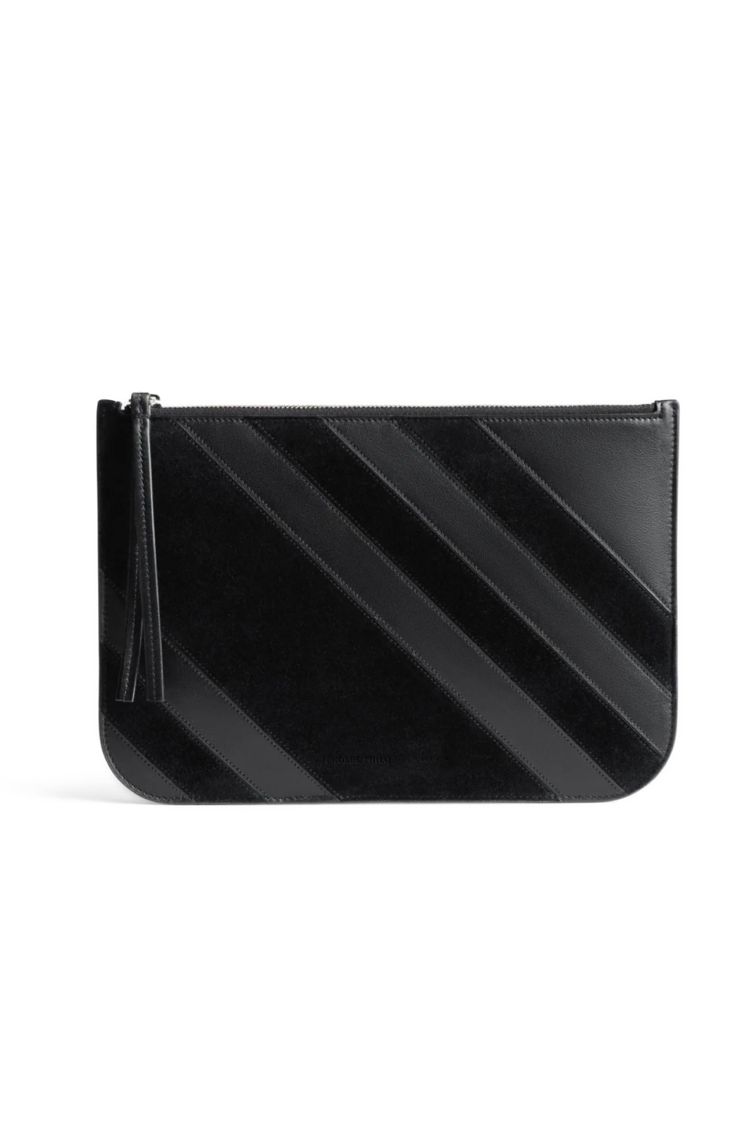 Phoebe Philo Pocket pouch in black leather