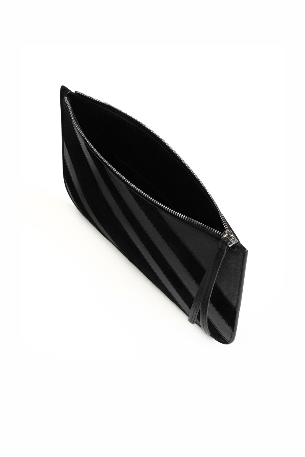 Phoebe Philo Pocket pouch in black leather