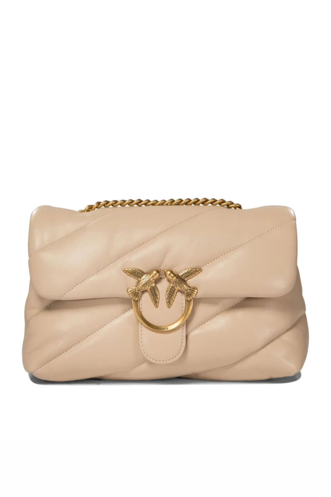 Pinko Love Birds shoulder bag Beige