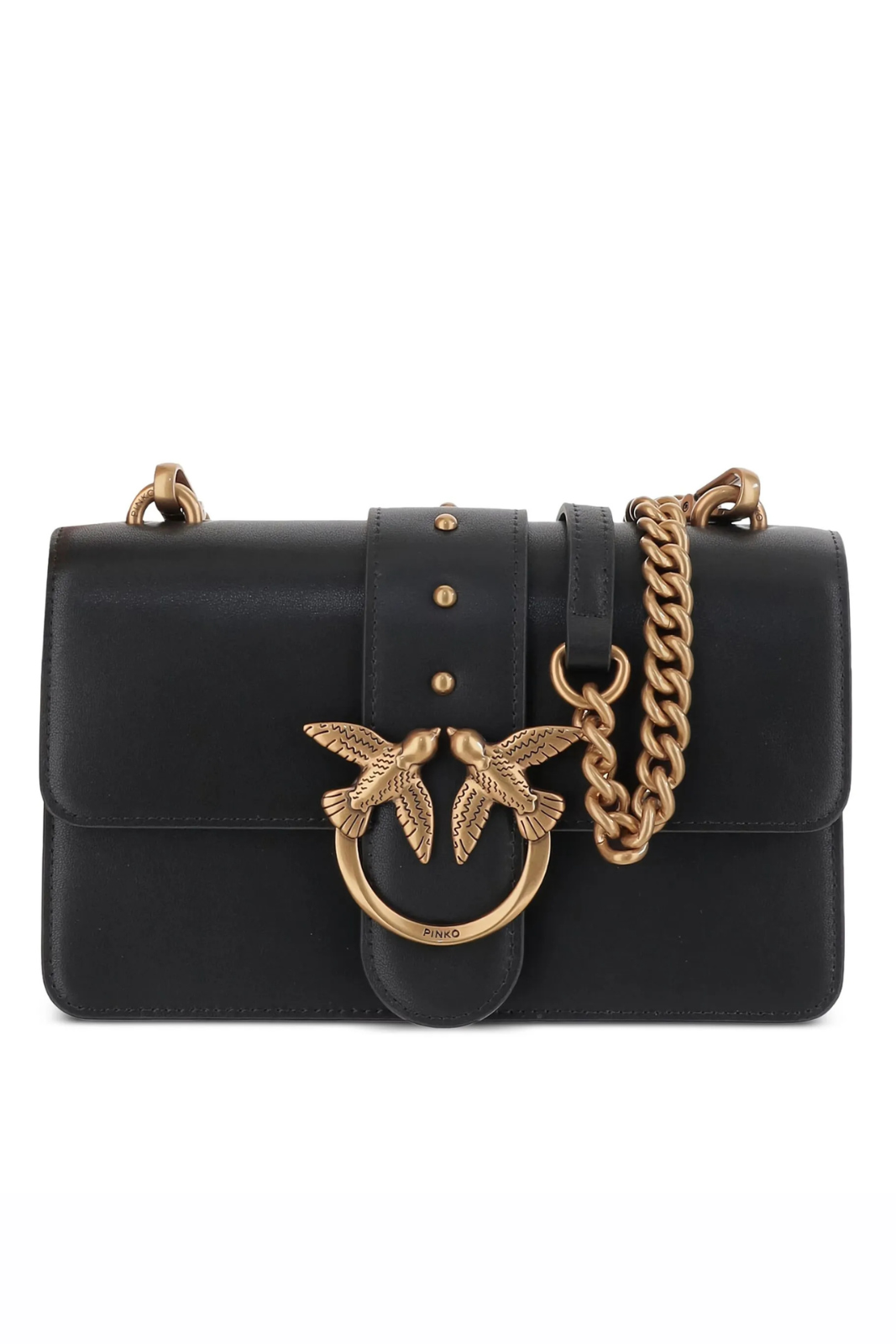 Pinko Love One chain shoulder bag Black
