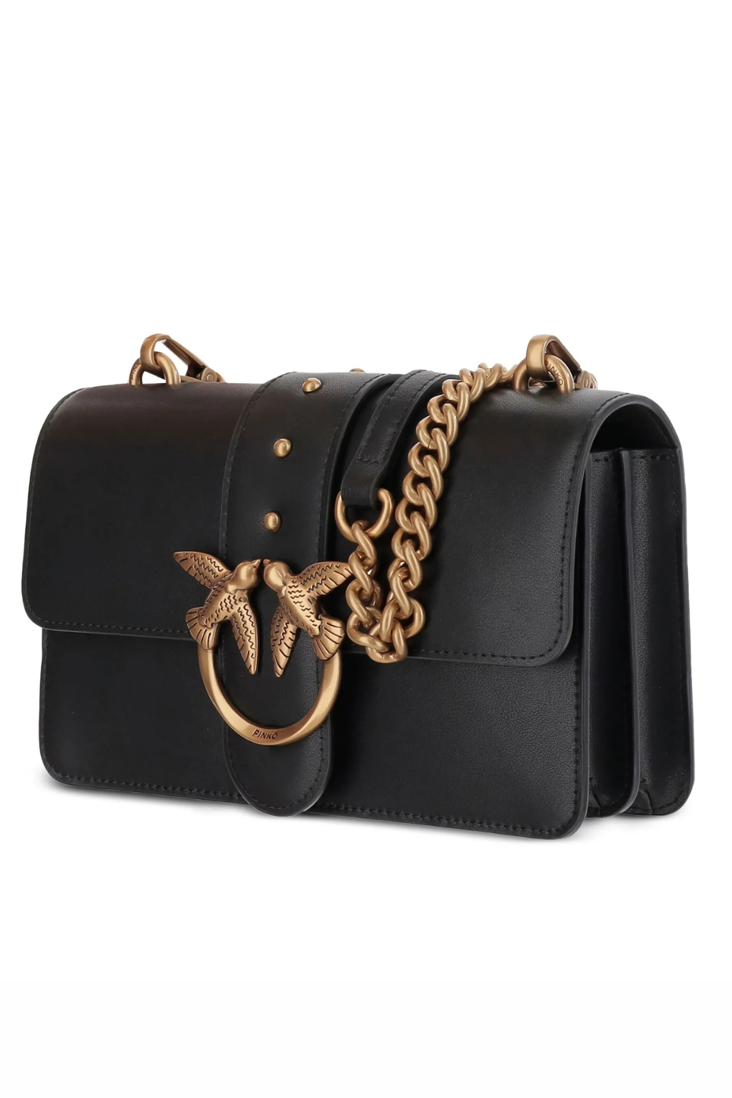 Pinko Love One chain shoulder bag Black