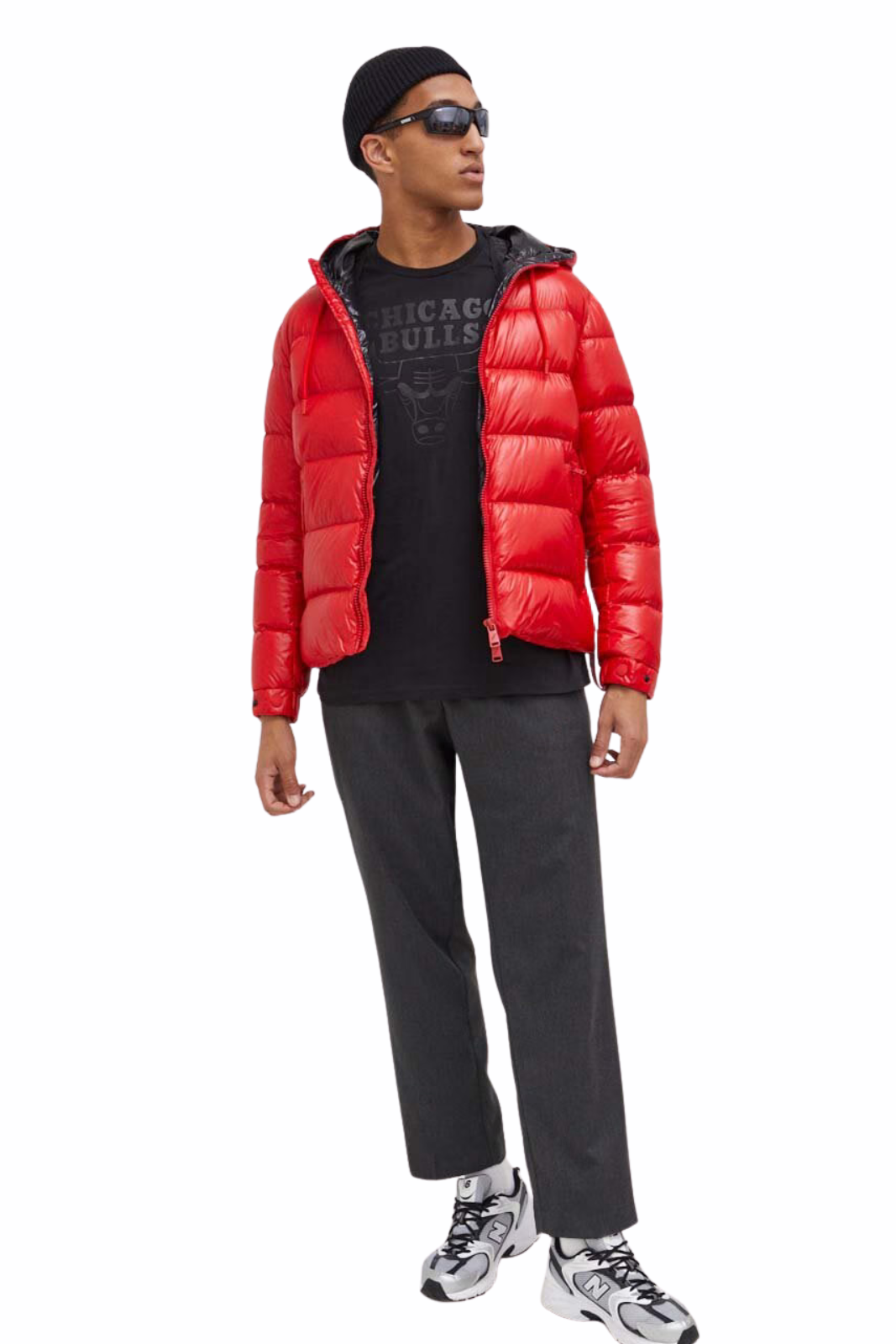 After Label Verbier Piumino Puffer Red Jacket