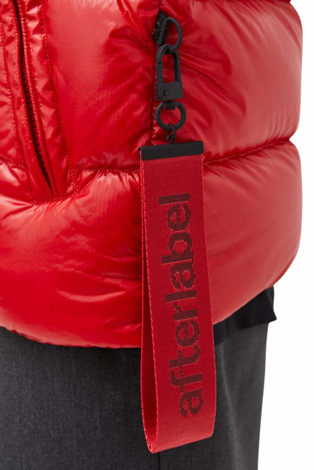 After Label Verbier Piumino Puffer Red Jacket