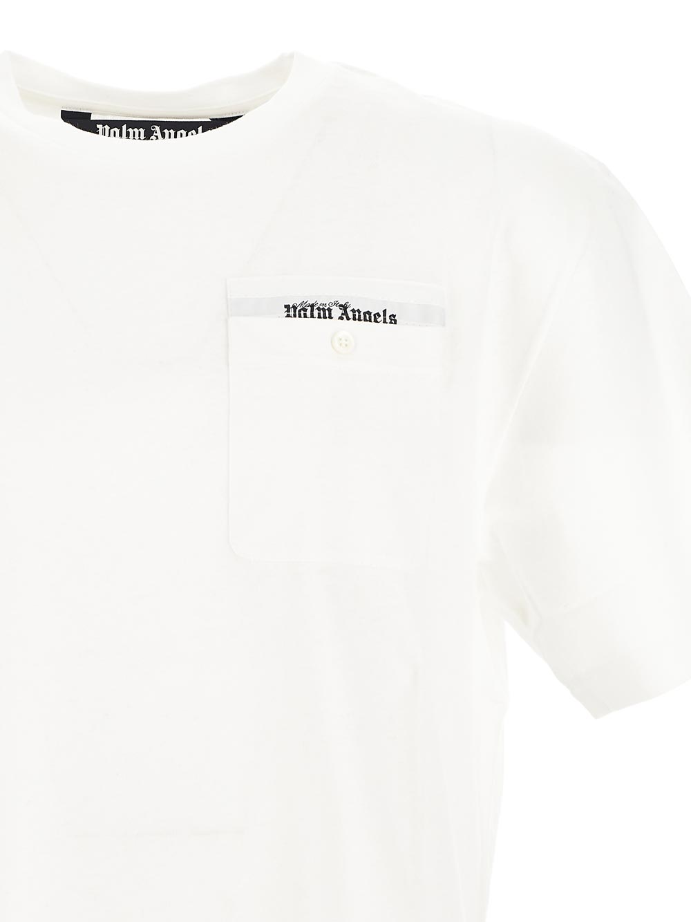 Palm Angels logo-tape cotton T-shirt