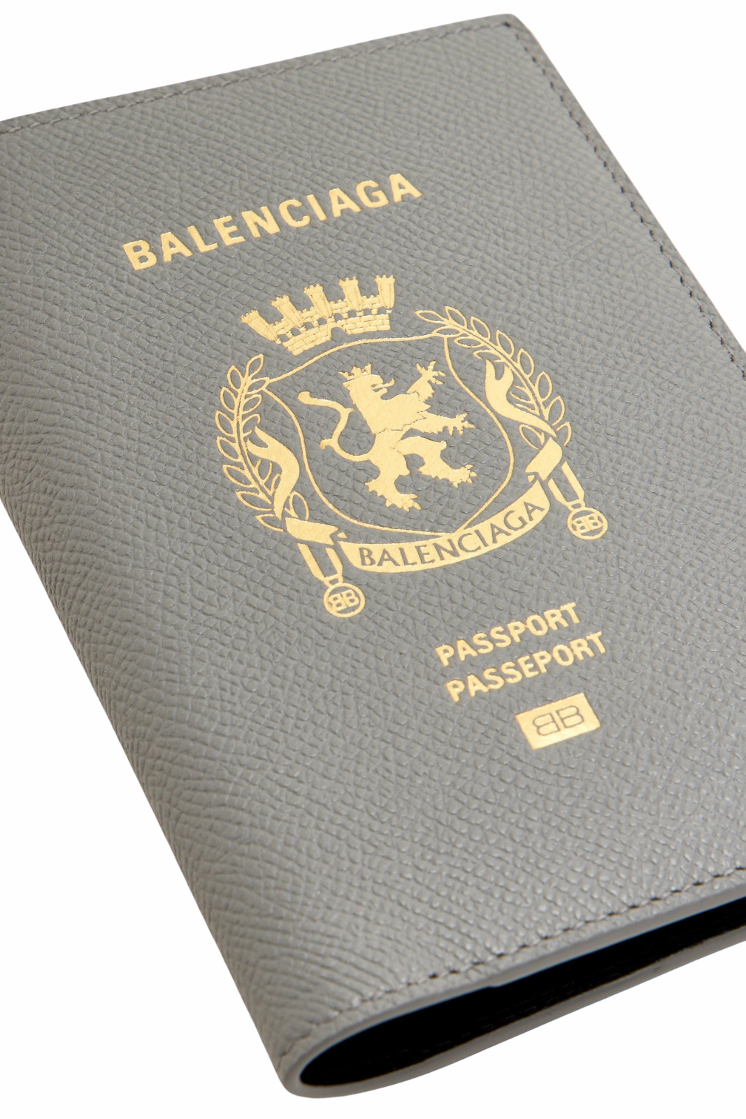 Balenciaga Passport holder Leather Grey