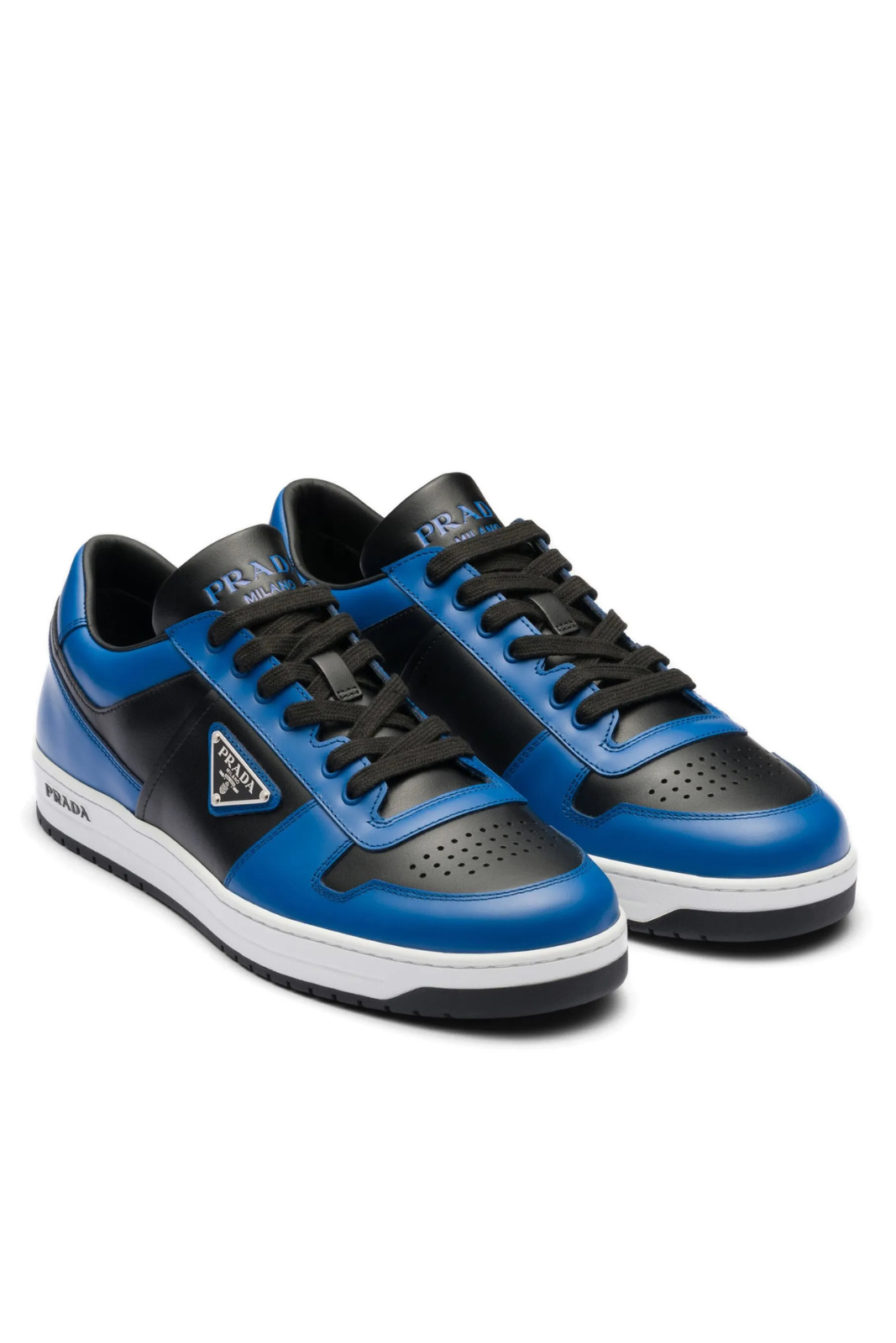 Prada Downtown triangle-logo sneakers Blue