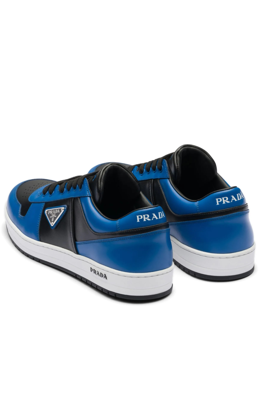 Prada Downtown triangle-logo sneakers Blue