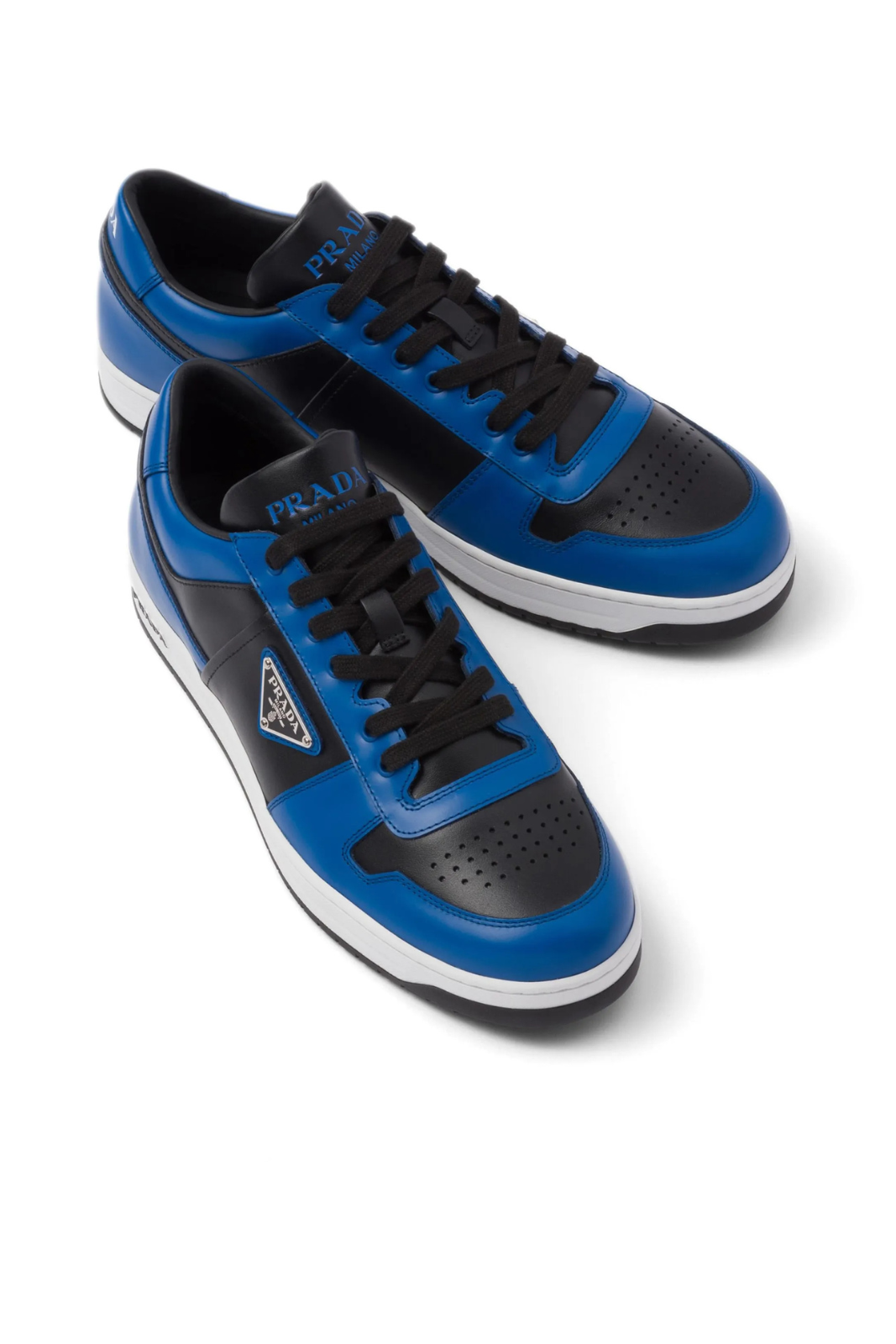 Prada Downtown triangle-logo sneakers Blue