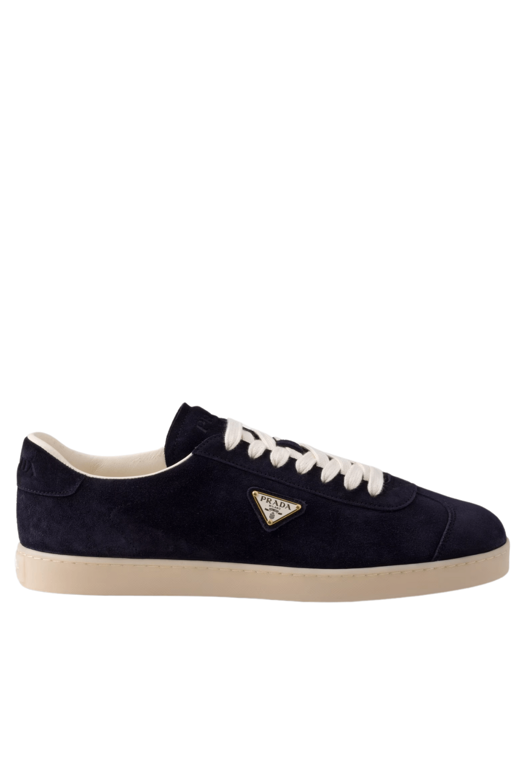 Prada Lane suede Man sneakers Navy