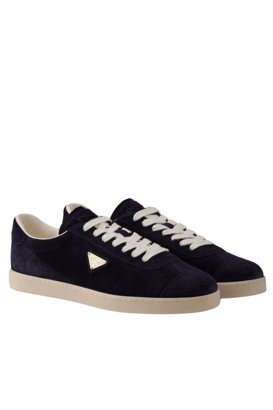 Prada Lane suede Man sneakers Navy