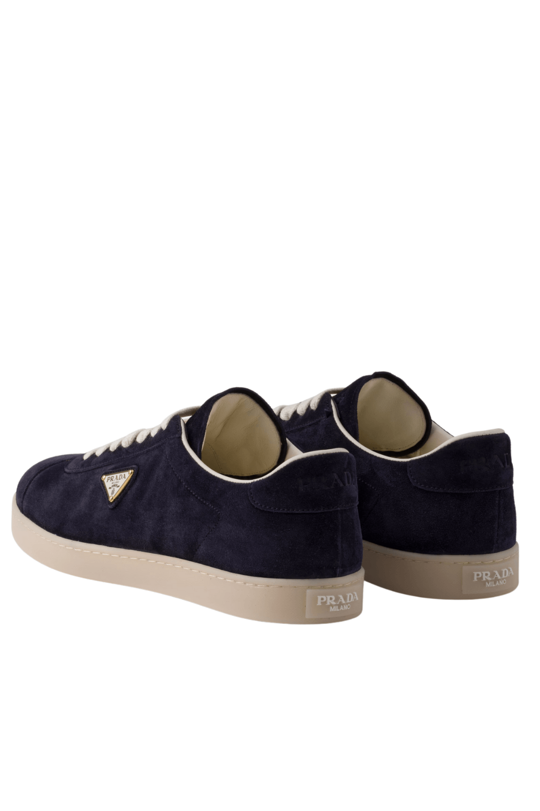 Prada Lane suede Man sneakers Navy