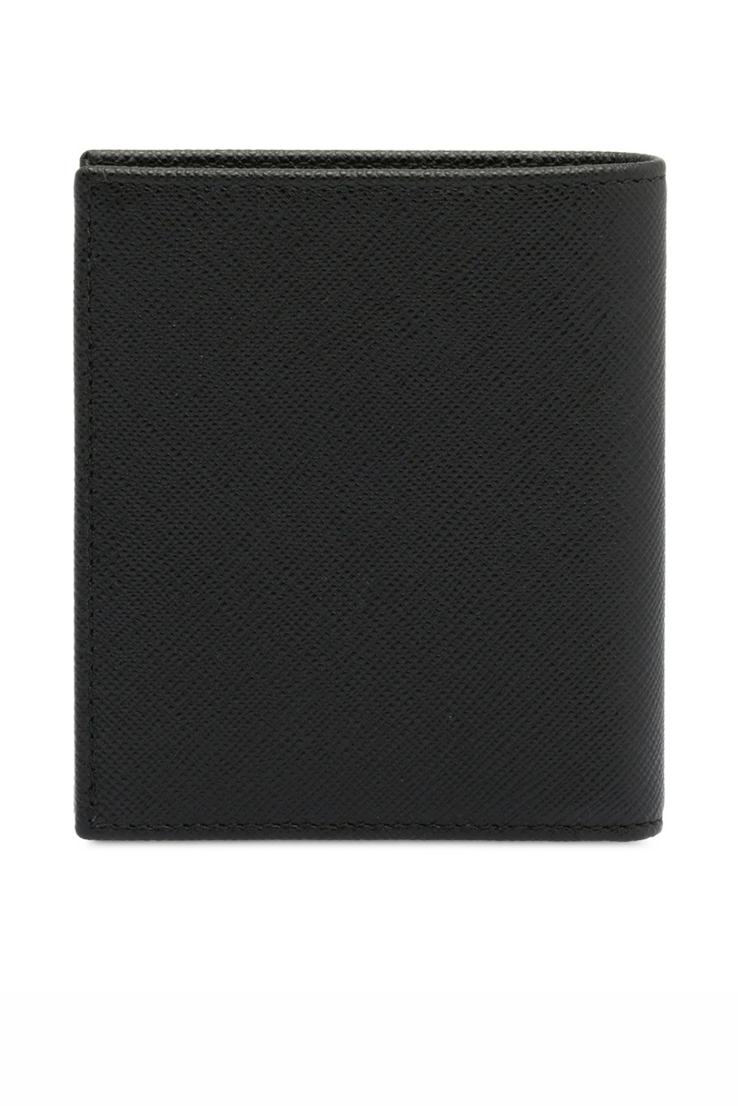 Prada Logo Saffiano leather wallet Black