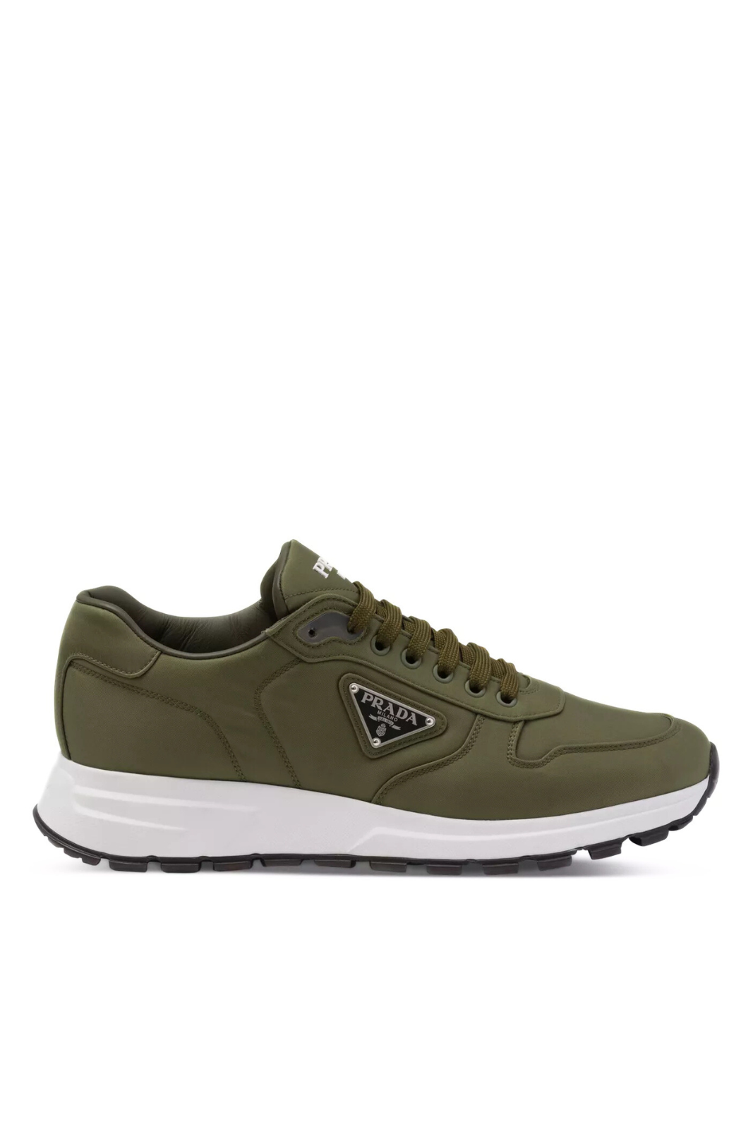 Prada Prax 01 Re-Nylon logo-plaque recycled-nylon low-top sneakers for men