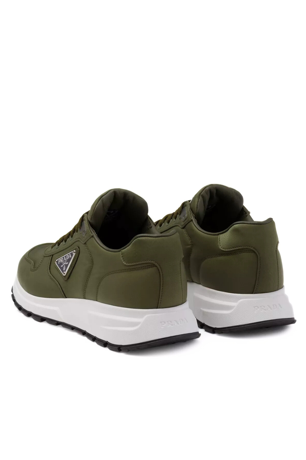 Prada Prax 01 Re-Nylon logo-plaque recycled-nylon low-top sneakers for men