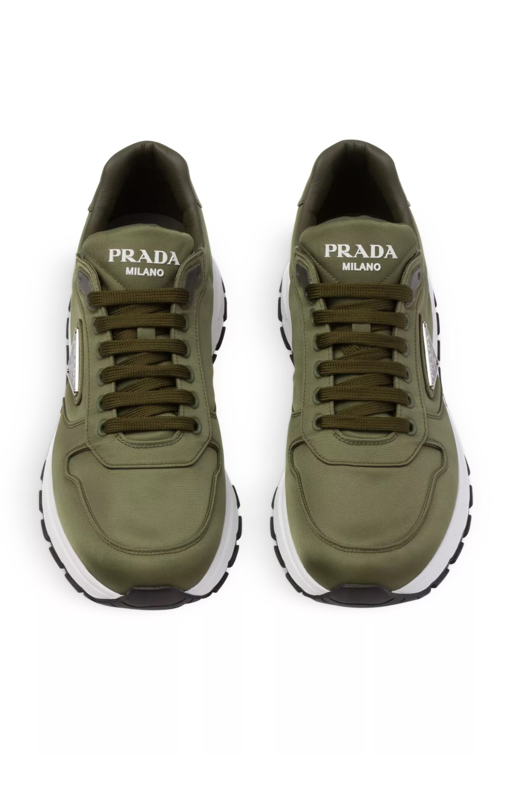 Prada Prax 01 Re-Nylon logo-plaque recycled-nylon low-top sneakers for men