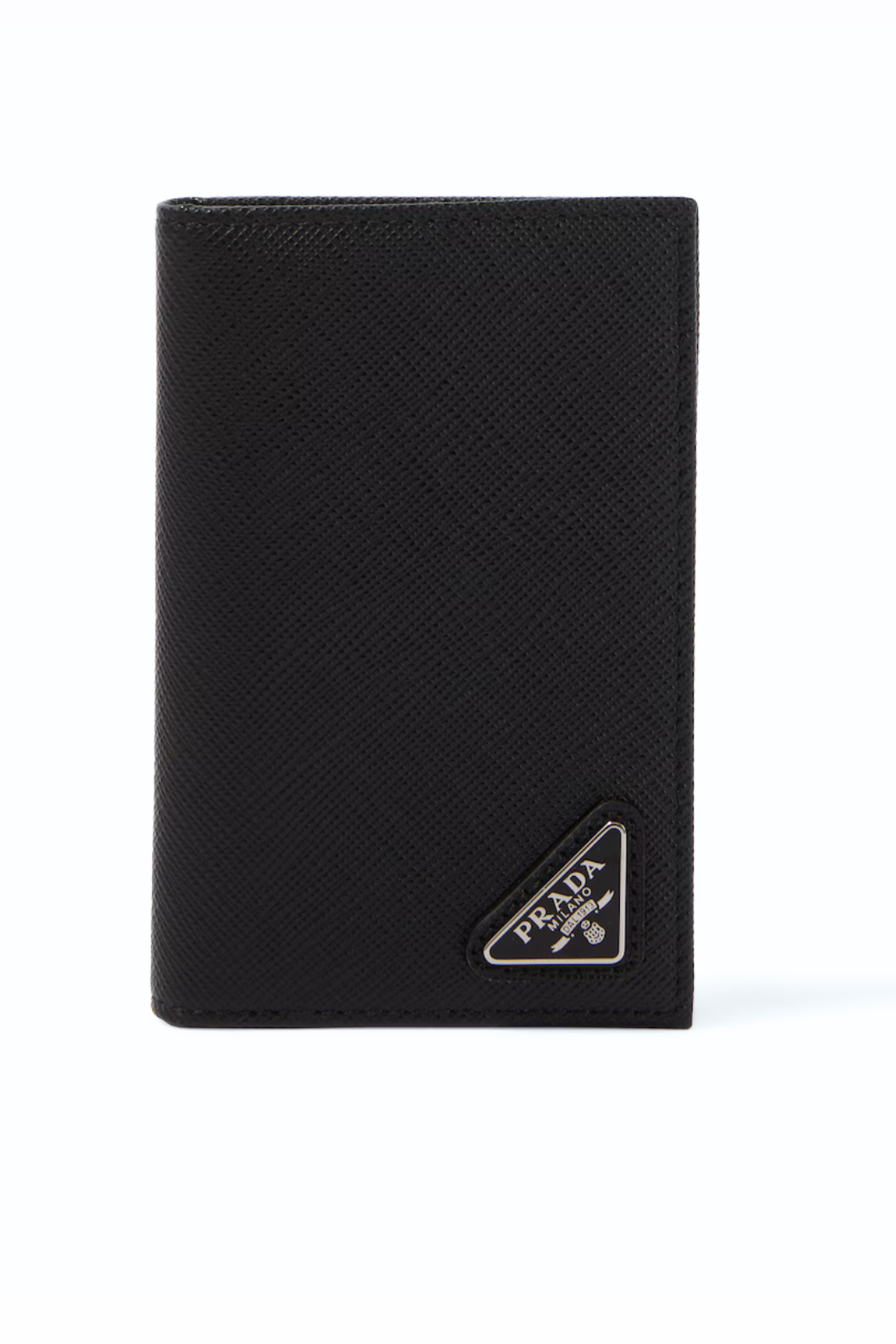 Prada Saffiano leather card holder Black