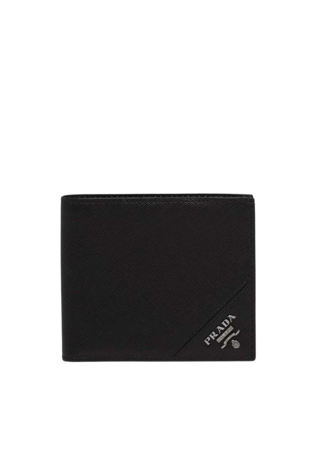 Prada Saffiano Leather Wallet Black