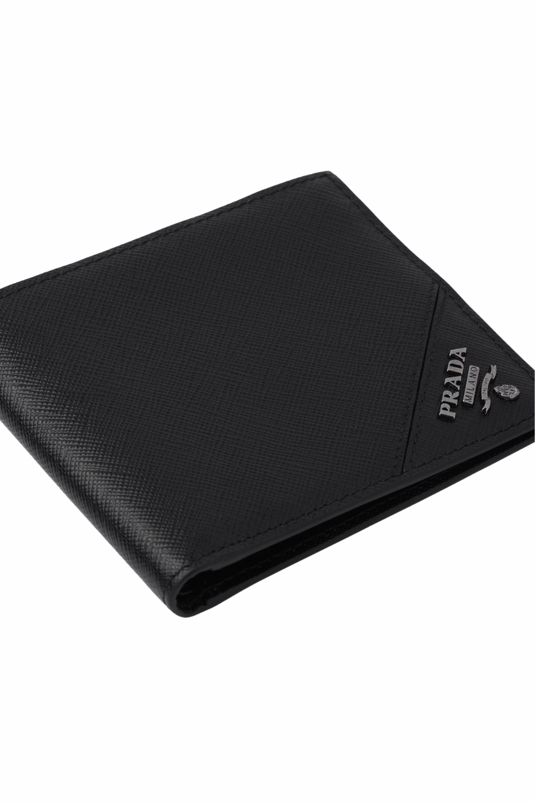 Prada Saffiano Leather Wallet Black