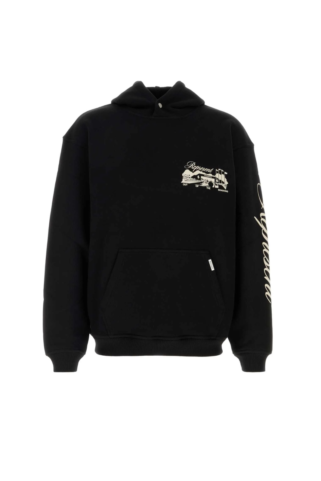 Represent Black Cotton Raceway Sweatshirt