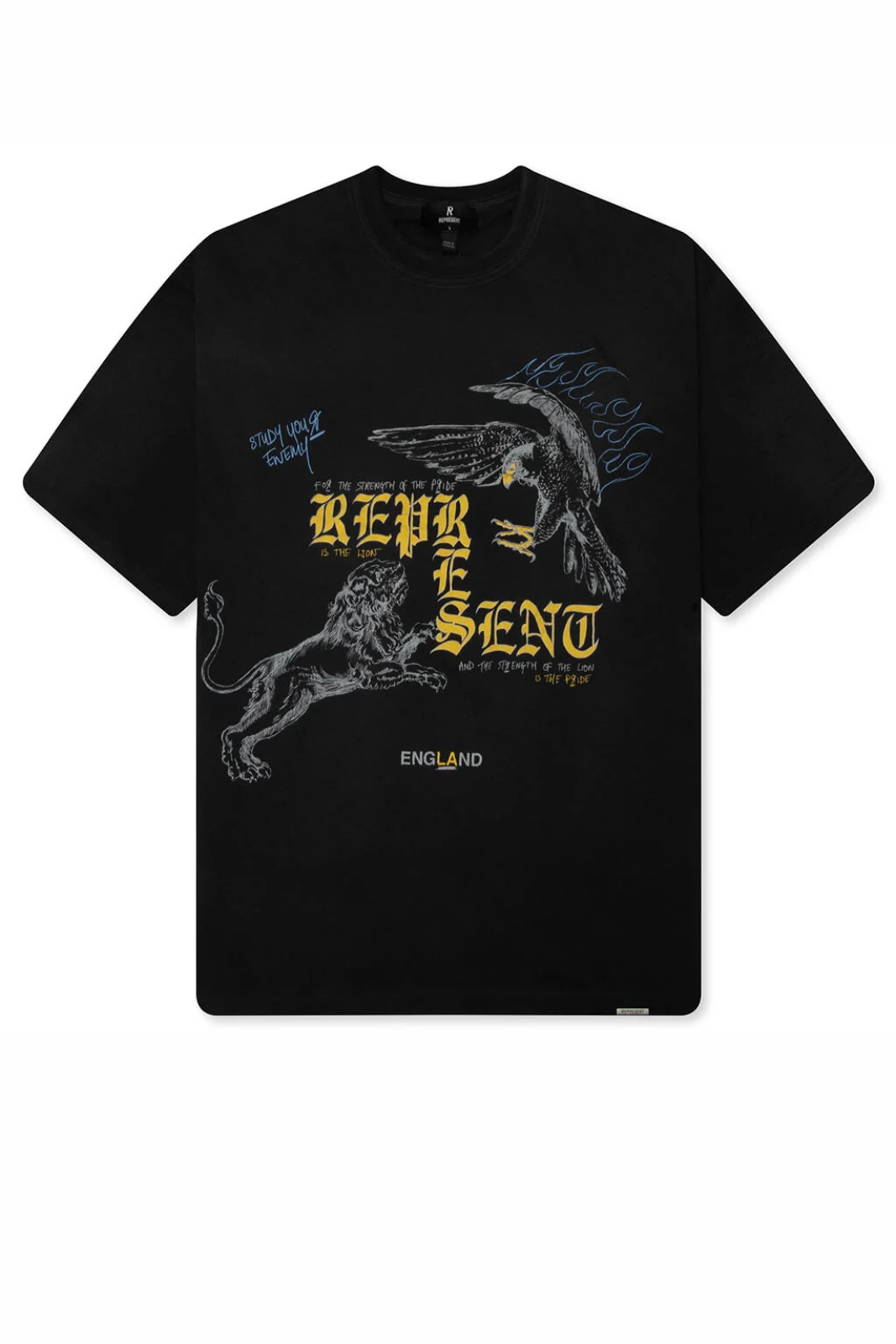Represent Enemy T-Shirt Washed Black