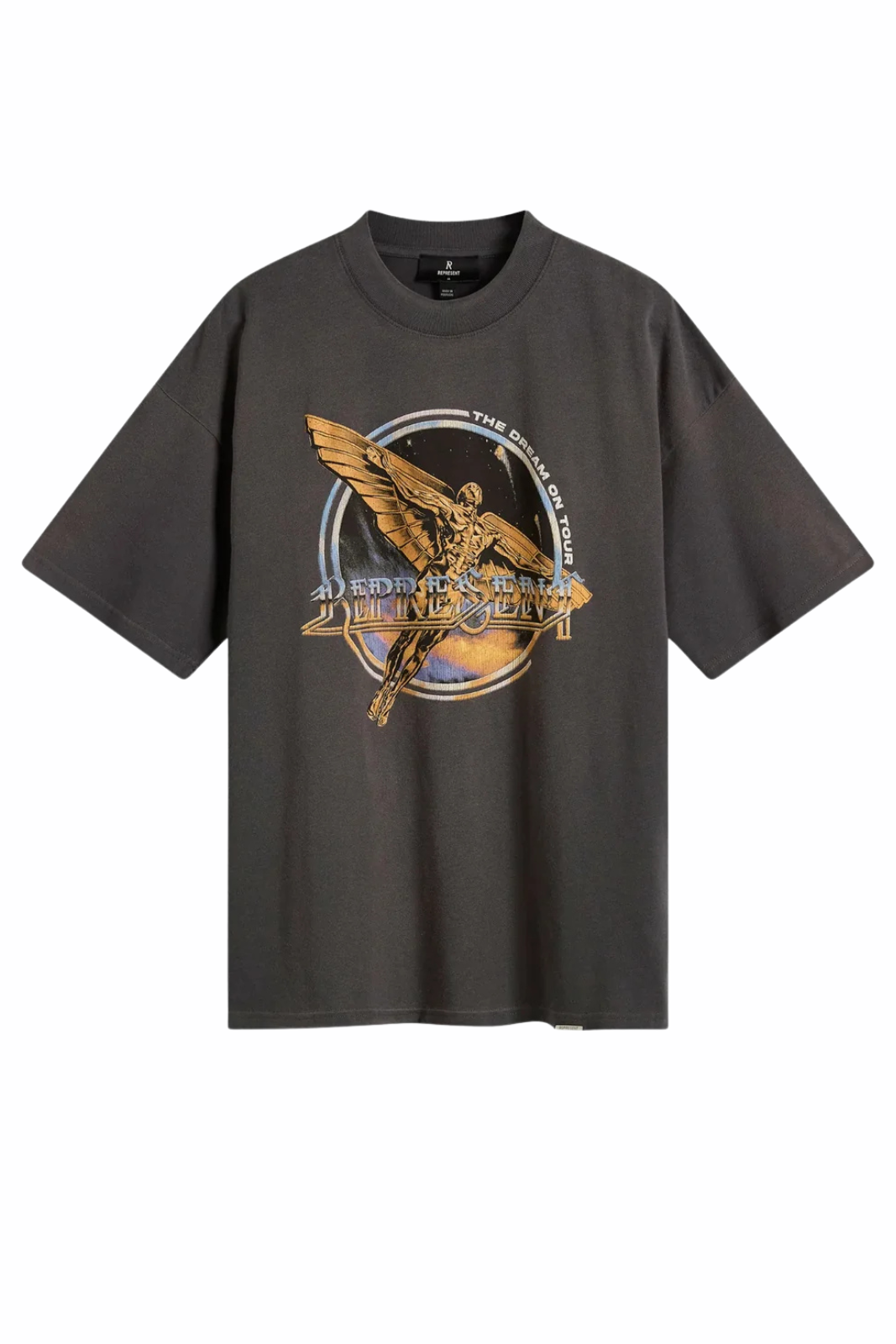 Represent Golden Tour Sun Fade Grey T-Shirt