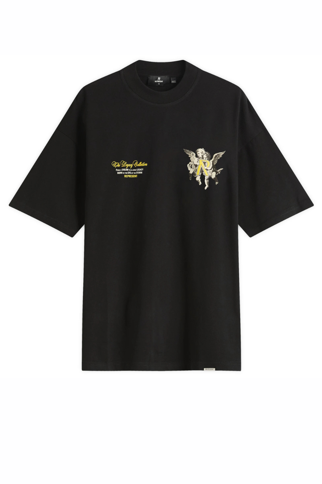 Represent Legacy Cherubs T-Shirt Jet Black