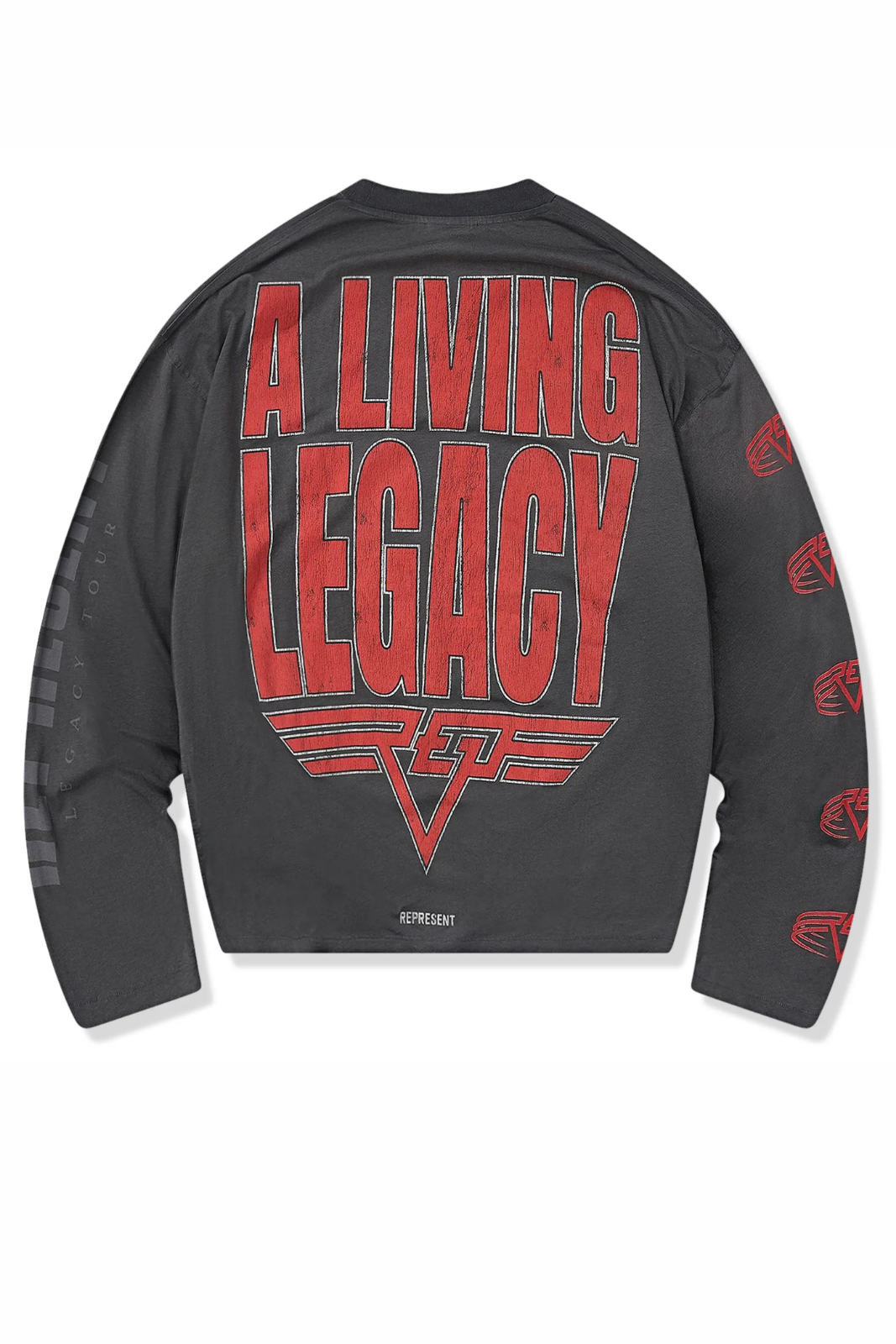Represent Legacy Tour Reversible Grey T Shirt