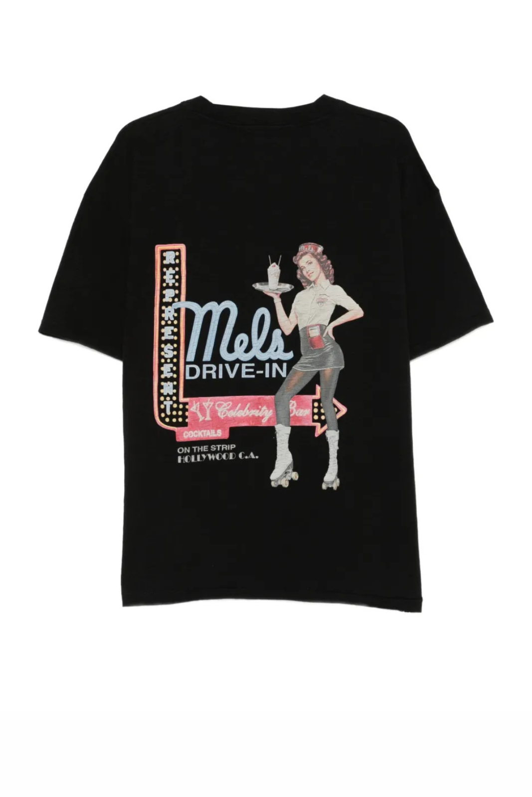 Represent Mel's Dinner T-shirt Black