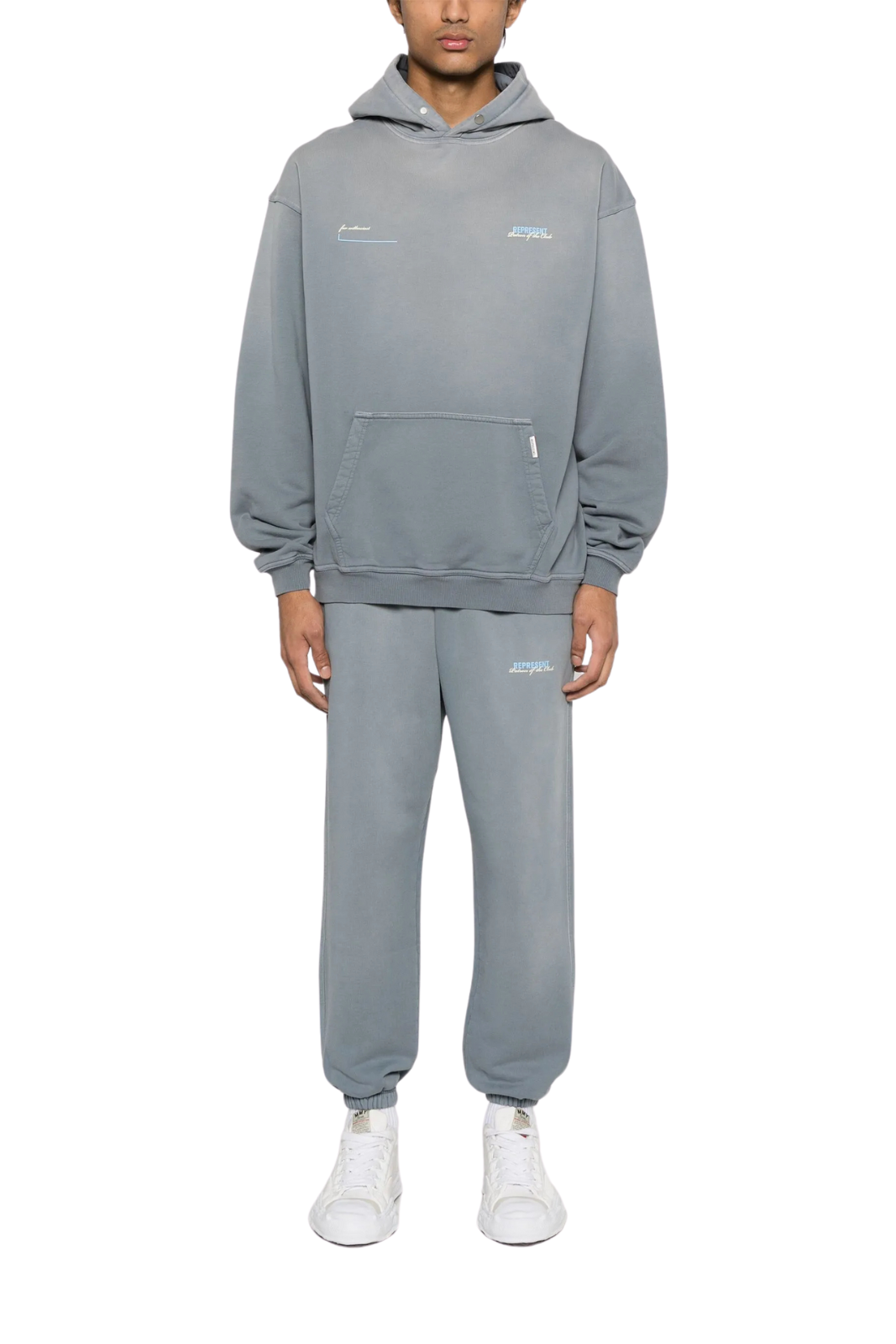 Represent Patron of the Club hoodie Grey for men