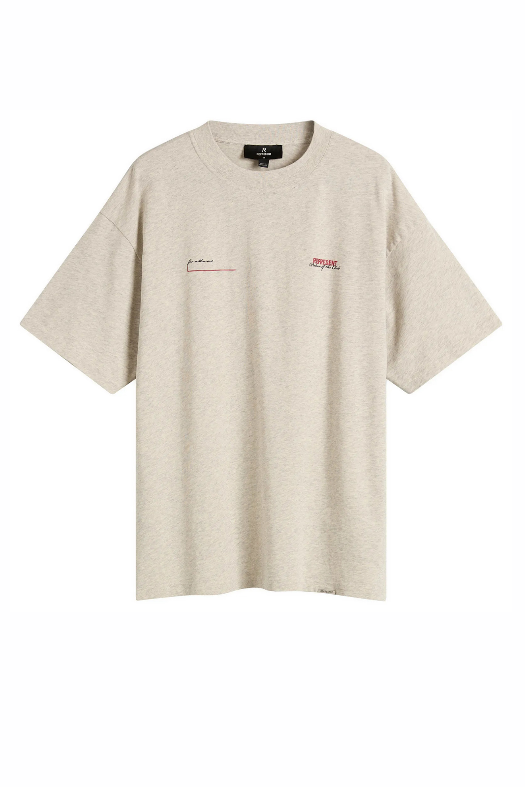 Represent Patron Of The Club T-Shirt Cream Marl