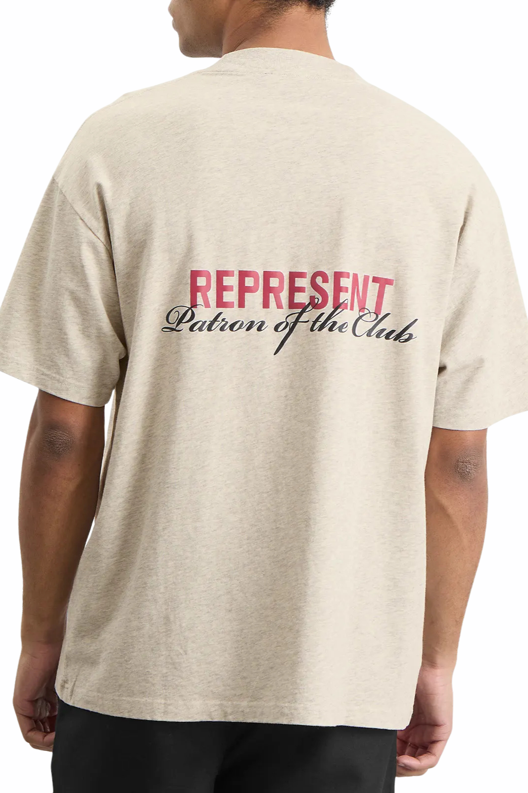 Represent Patron Of The Club T-Shirt Cream Marl