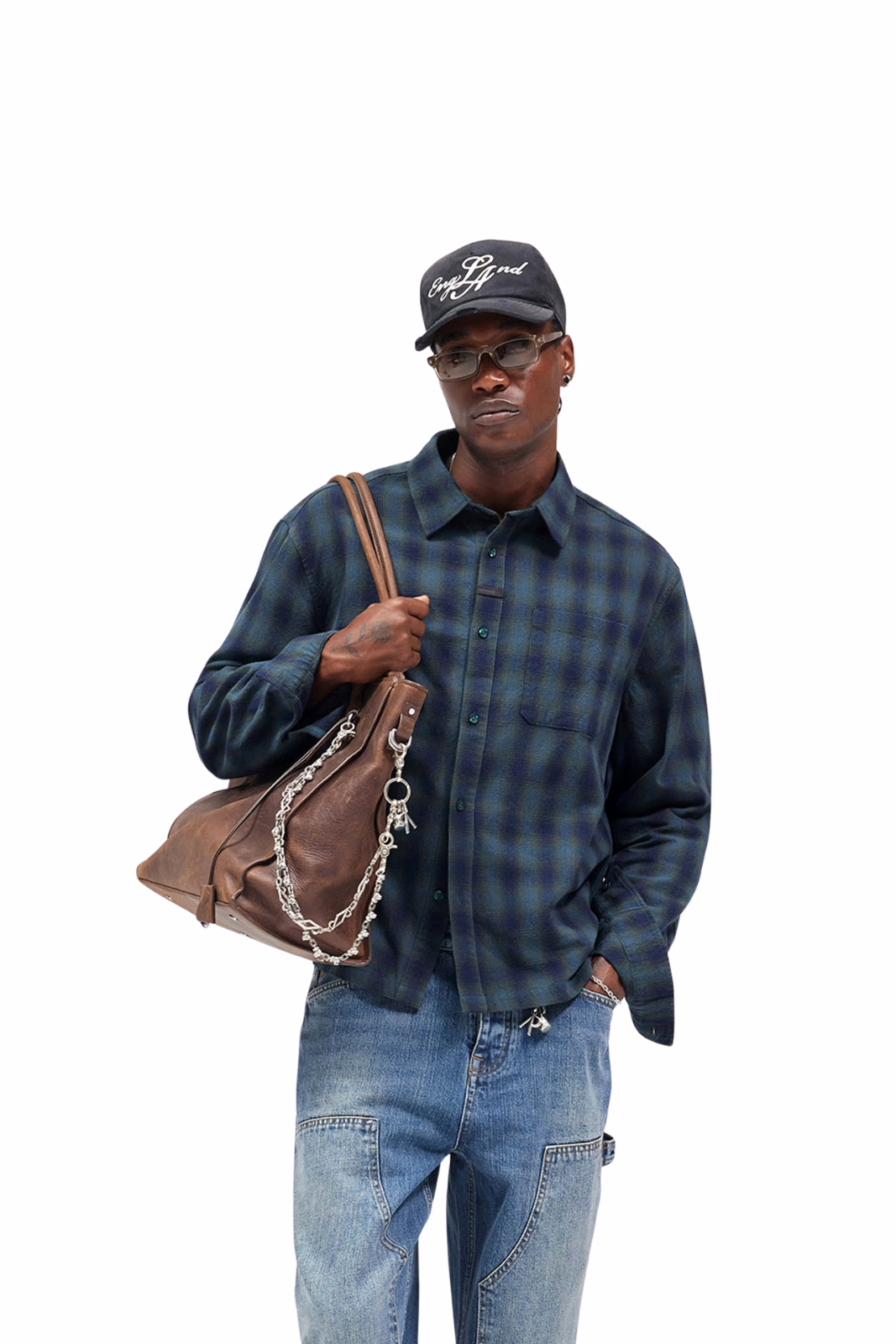 Resent Plaid Shirt Darken Green