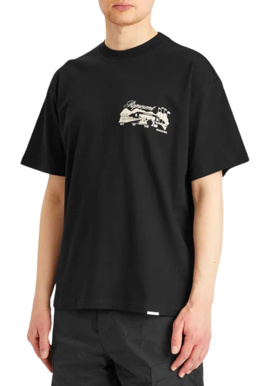 Represent Race Way T-Shirt Jet Black for men