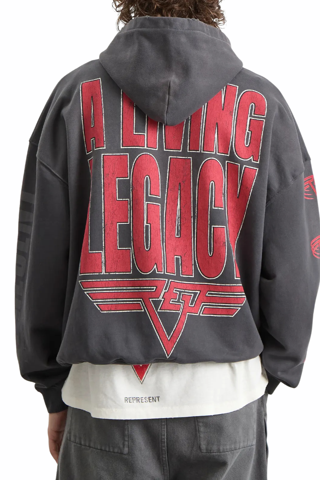 Represent Living Legacy Tour Hoodie Sun Fade Grey