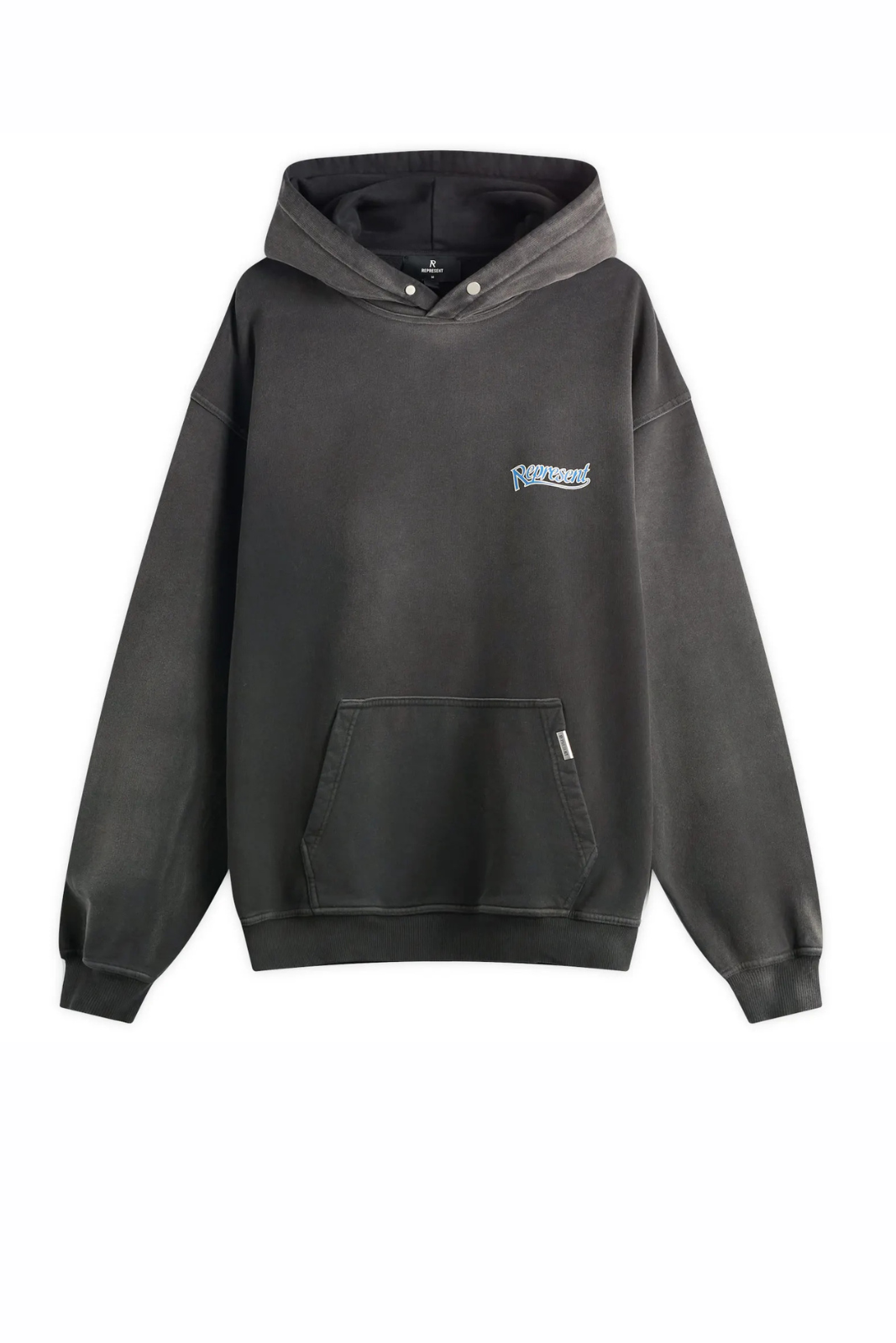 Represent Showcasing Hoodie Stained Black