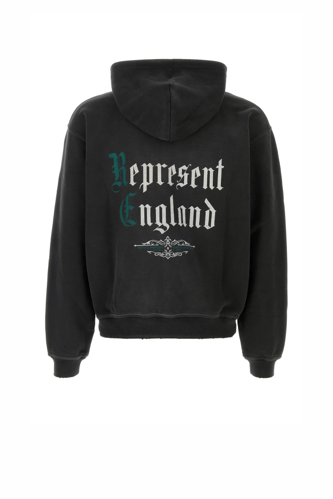 Represent Private Members Zip Through Hoodie Slate