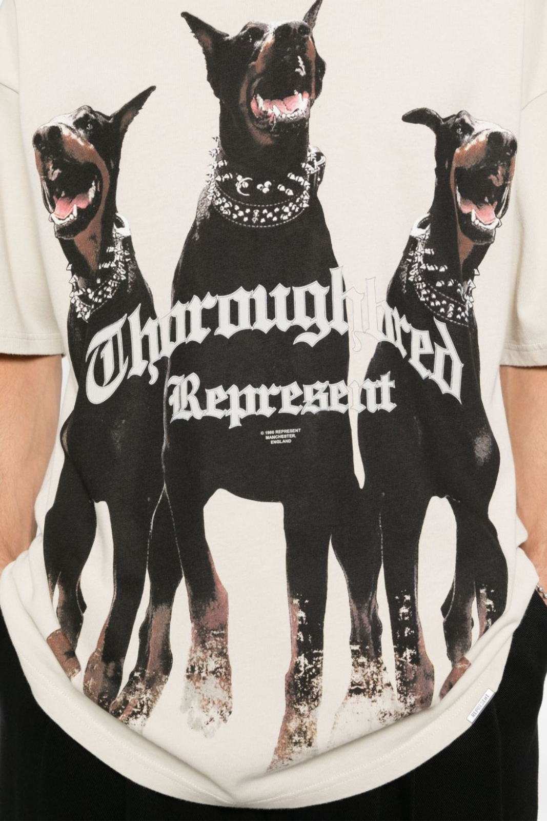 Represent White Thoroughbred T-shirt Represent men