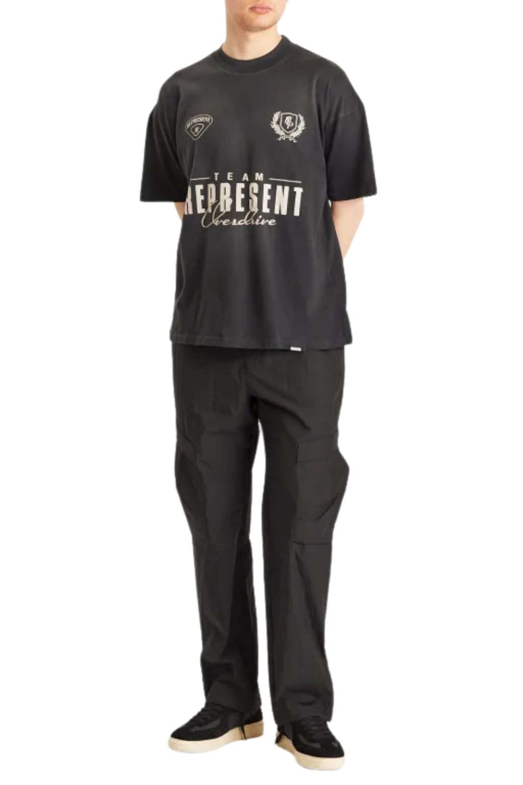 Represent World Championship T-Shirt Stained Black