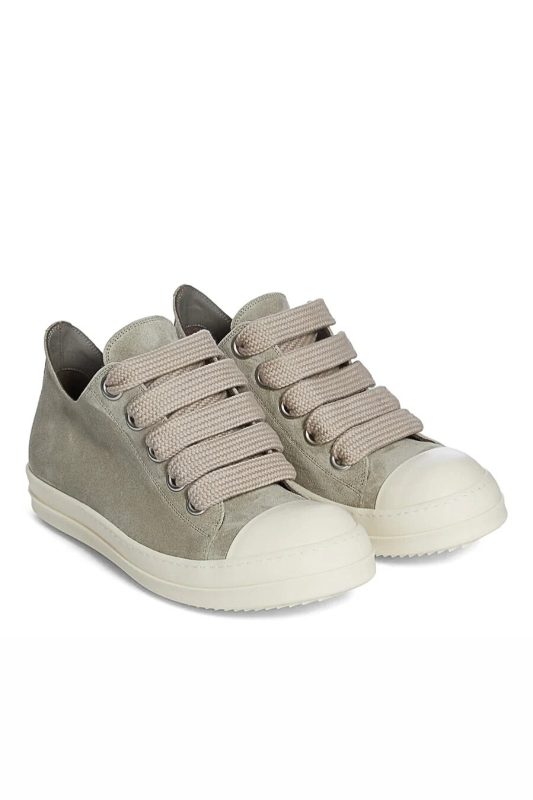 Rick Owens JumboLace Low Grey Sneakers Women