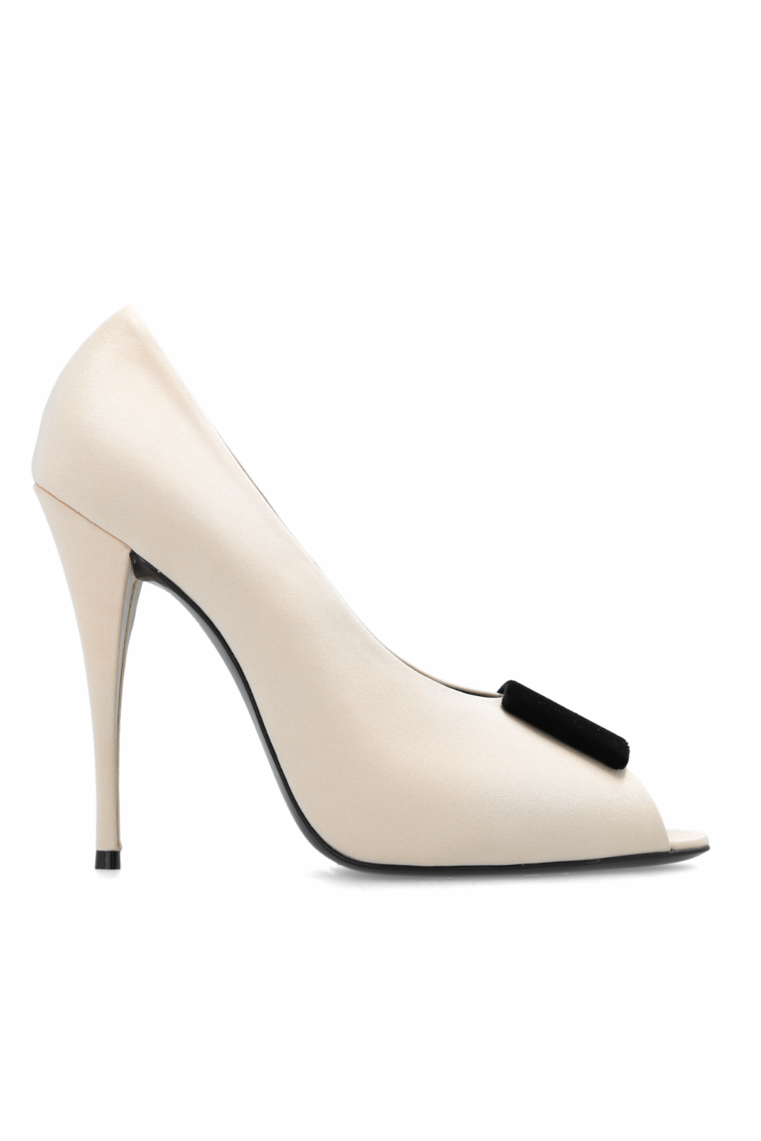 Saint Laurent Franky 115 satin Beige sandals